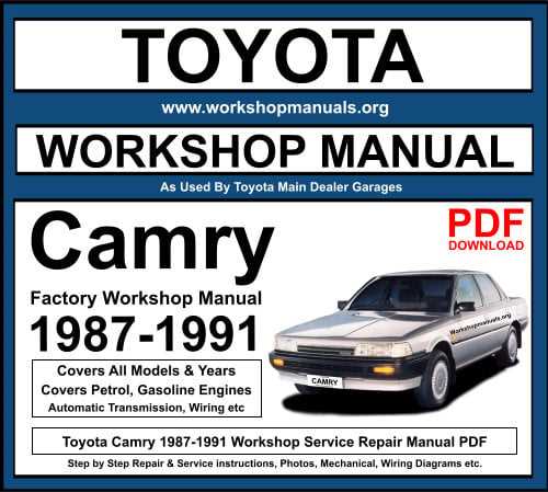 2003 toyota camry repair manual