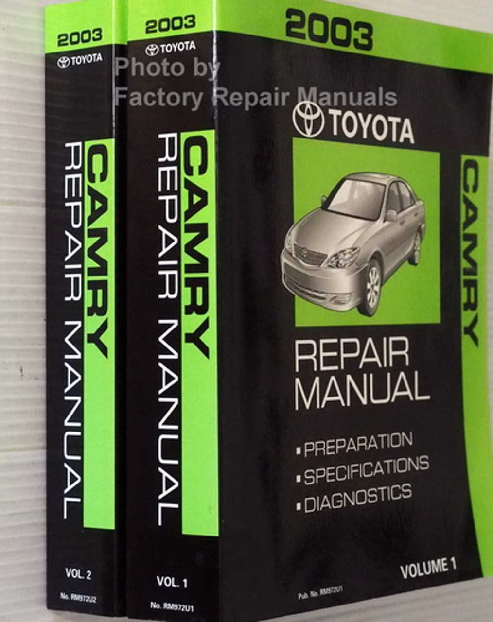 2003 toyota camry repair manual