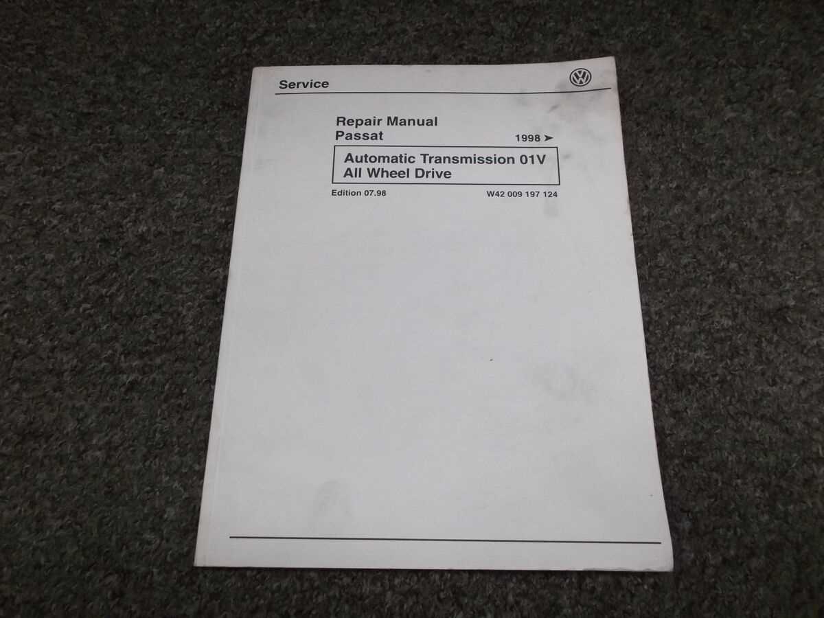 2003 volkswagen passat repair manual