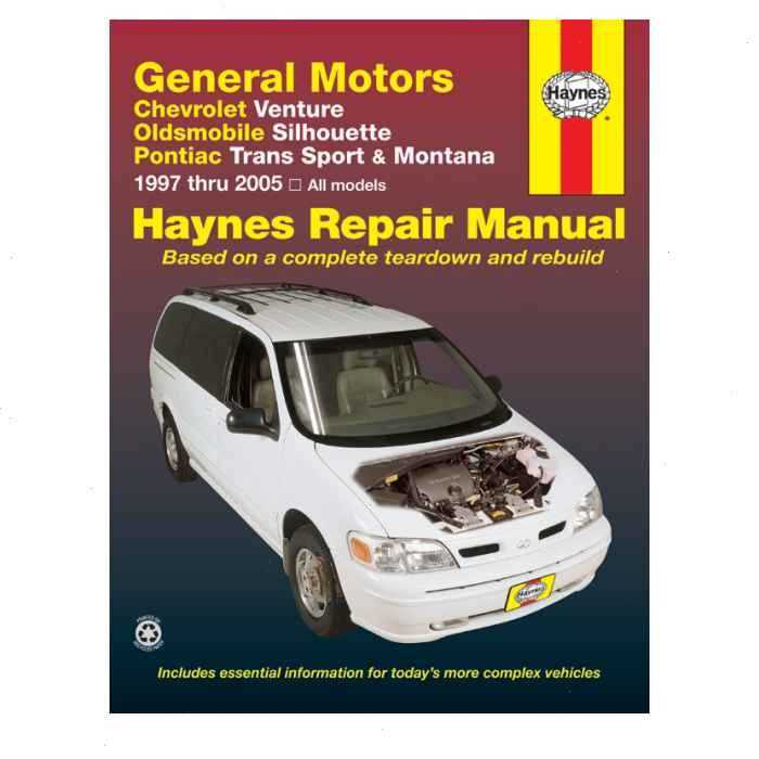 2003 chevy venture repair manual