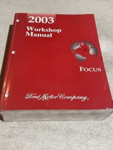 2003 ford focus repair manual