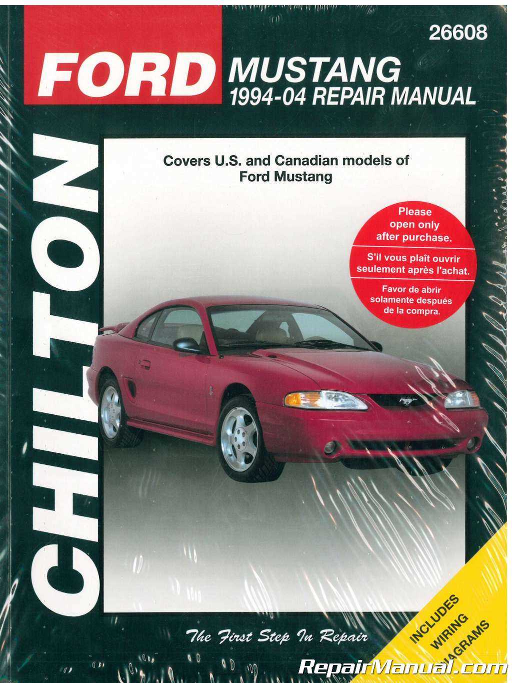 2003 ford mustang repair manual