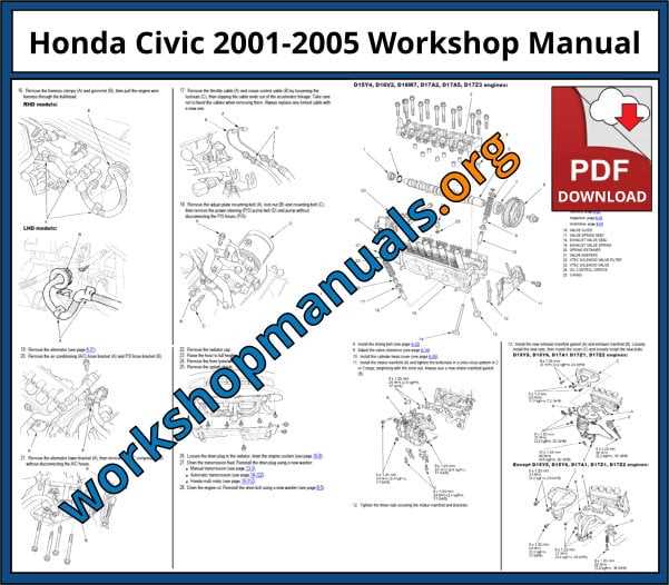 2003 honda civic ex repair manual