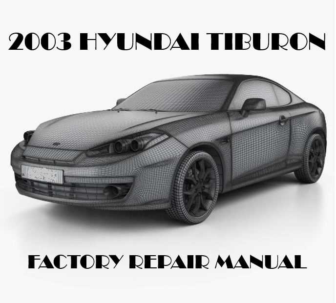 2003 hyundai tiburon repair manual