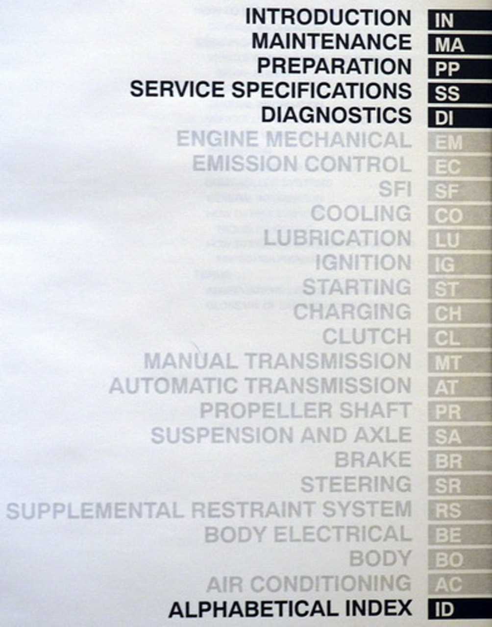 2003 lexus is300 repair manual