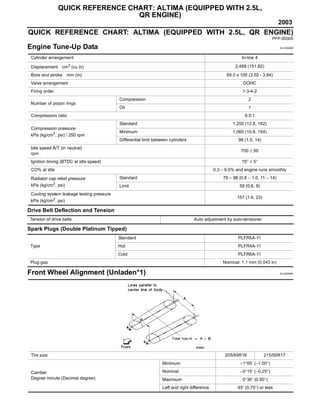 2003 nissan altima repair manual