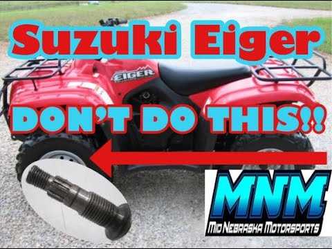 2003 suzuki eiger 400 repair manual