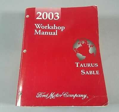 2003 taurus repair manual