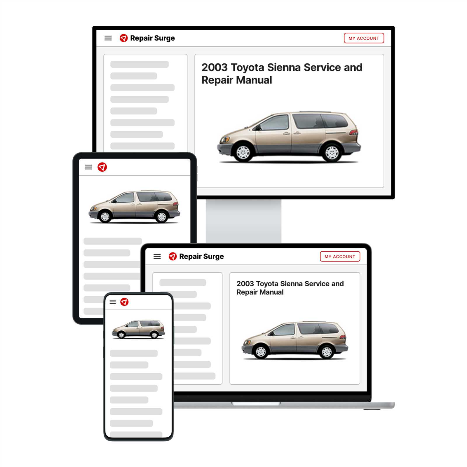 2003 toyota sienna repair manual