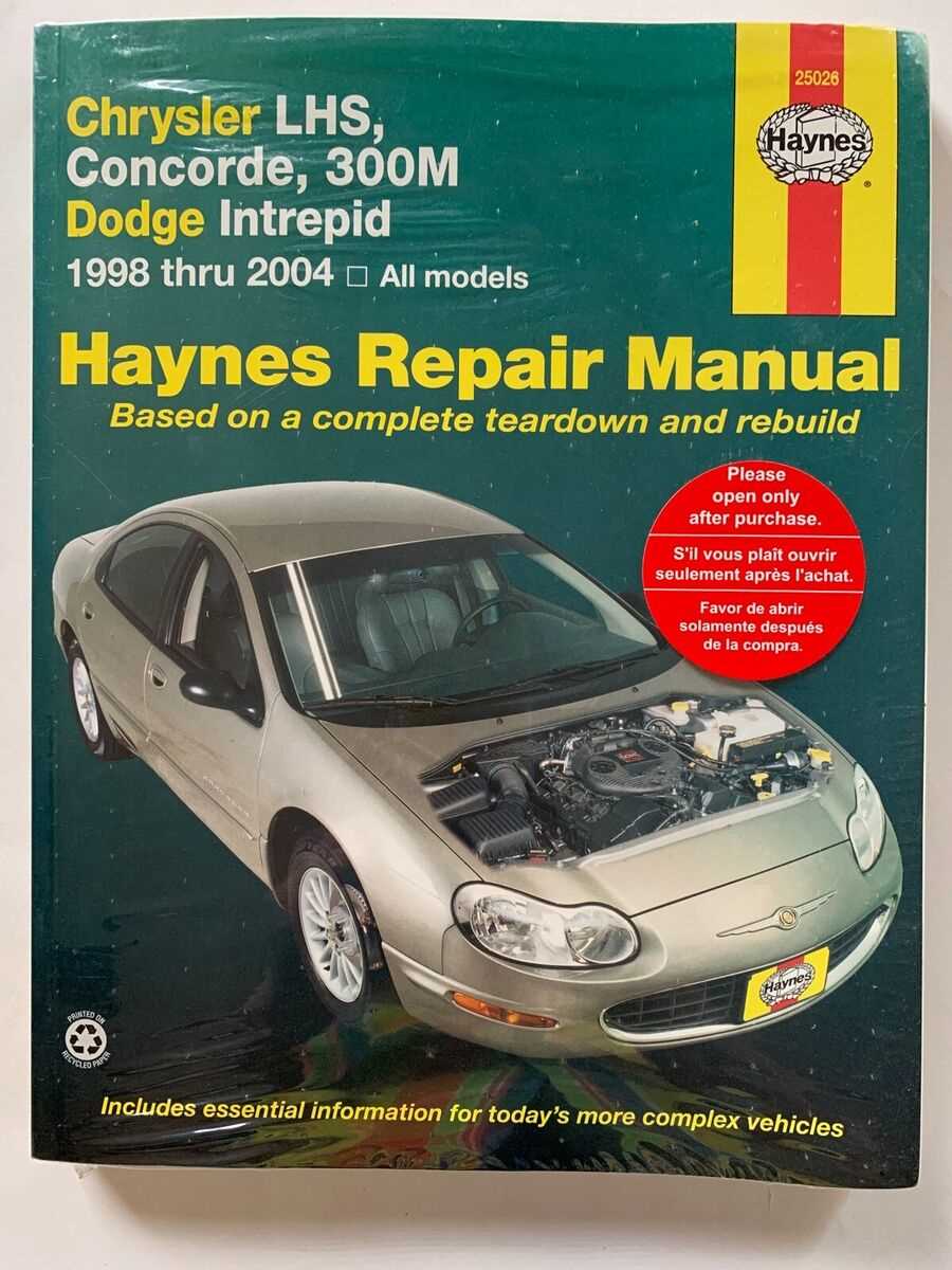 2004 chrysler concorde repair manual