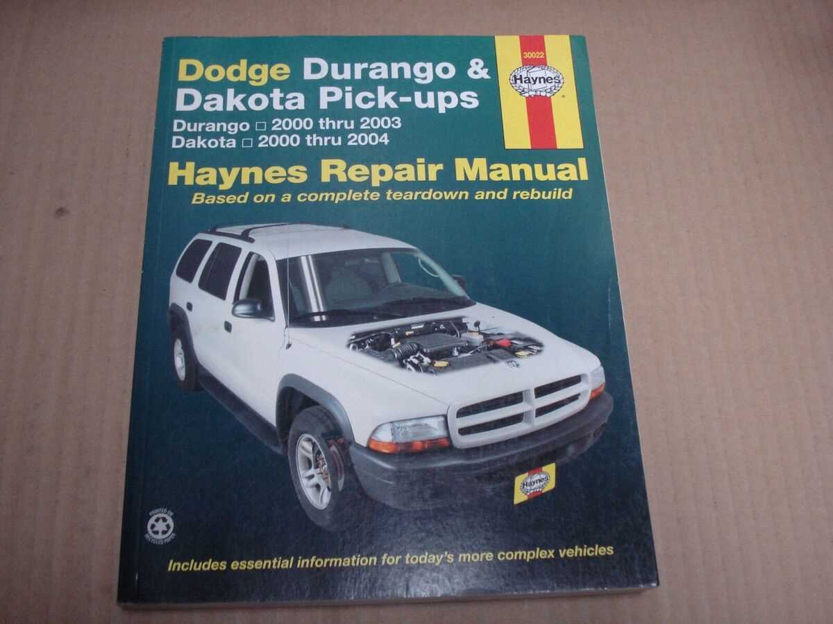 2004 dodge durango repair manual