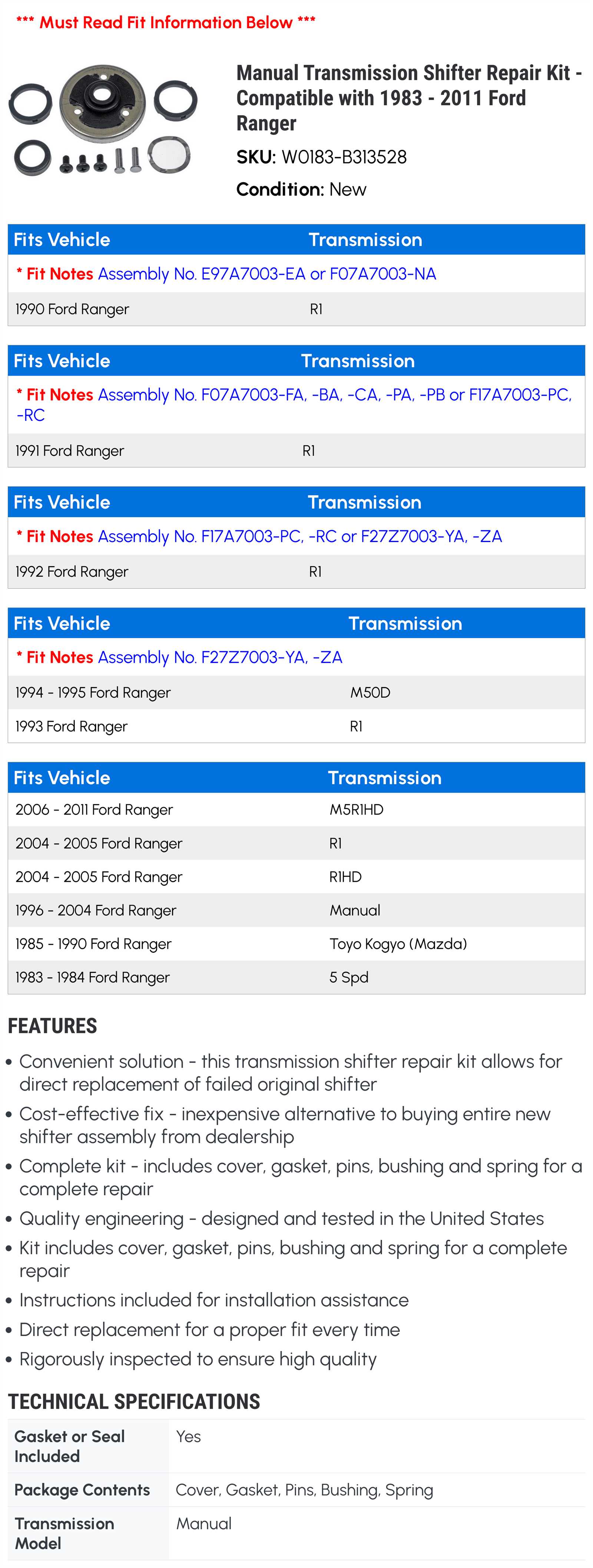 2004 ford ranger repair manual