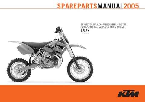 2004 ktm 65 sx repair manual