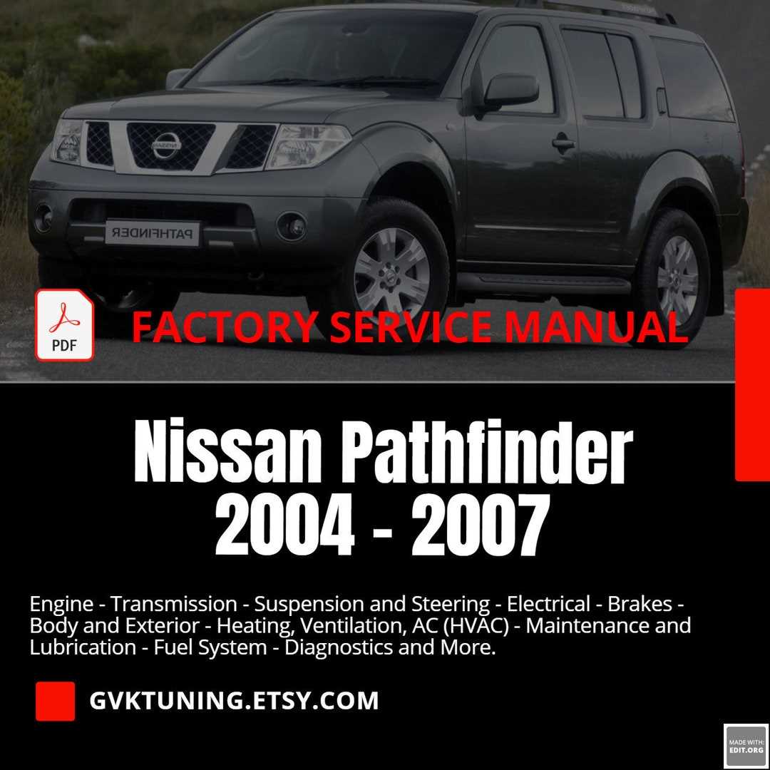2004 nissan pathfinder repair manual