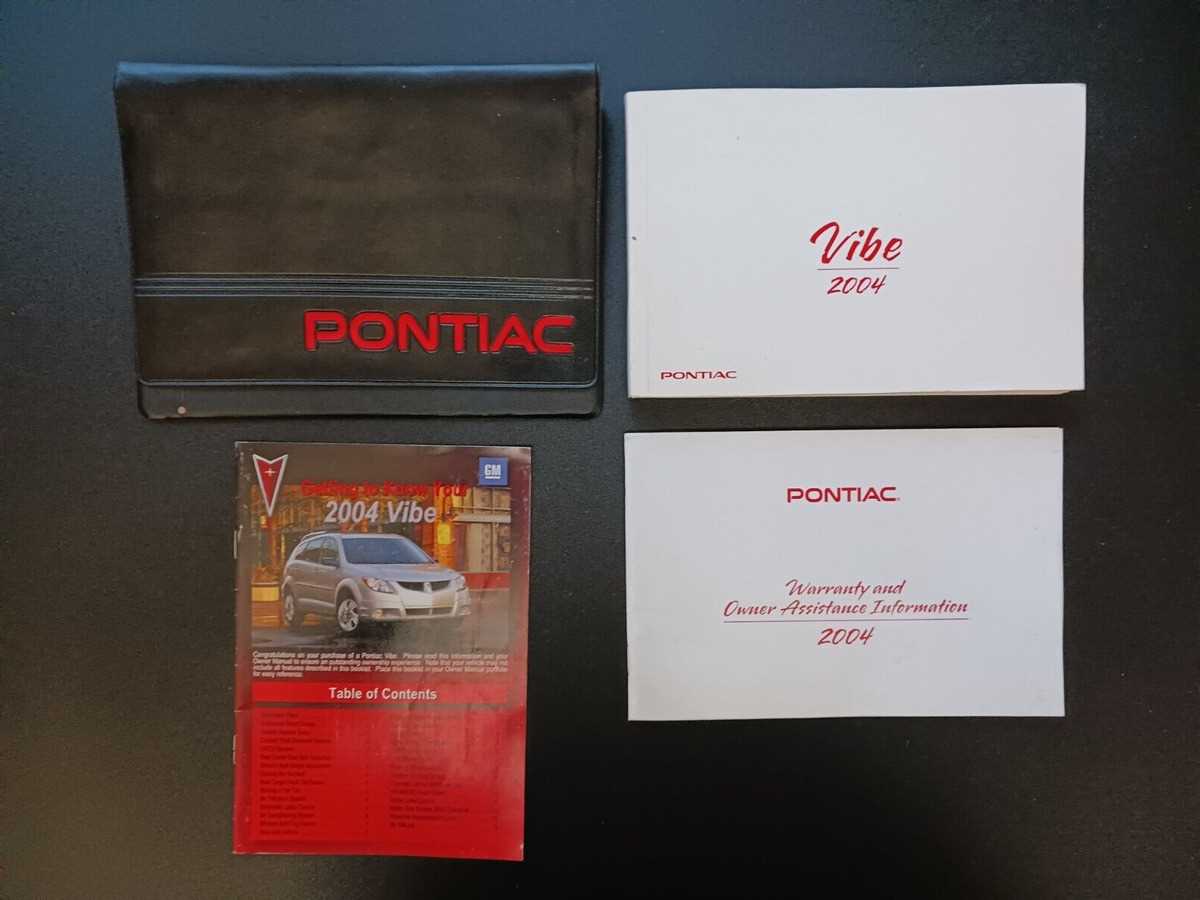 2004 pontiac vibe repair manual