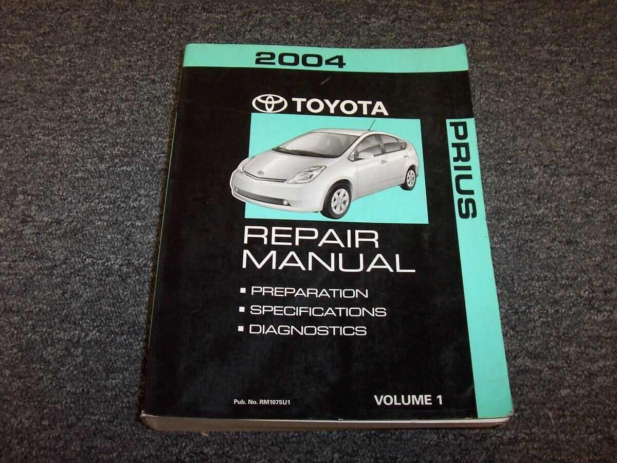 2004 prius repair manual