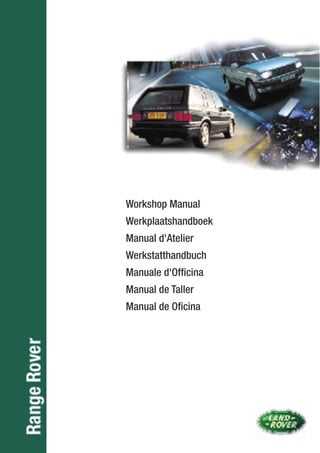 2004 range rover repair manual