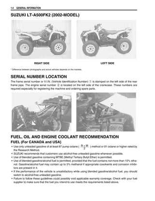 2004 suzuki vinson 500 repair manual