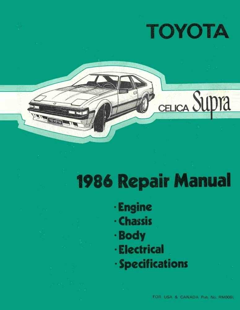 2004 toyota celica repair manual