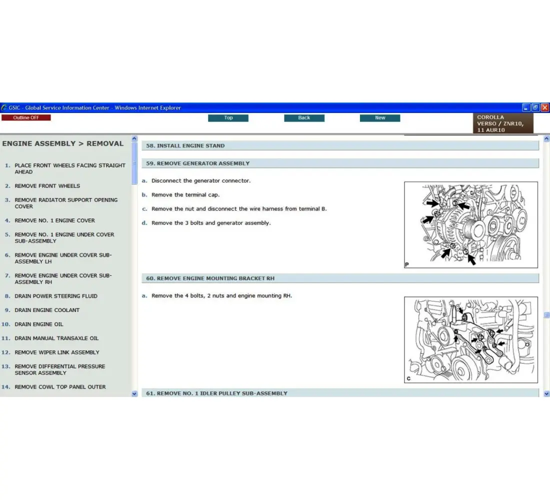 2004 toyota corolla repair manual