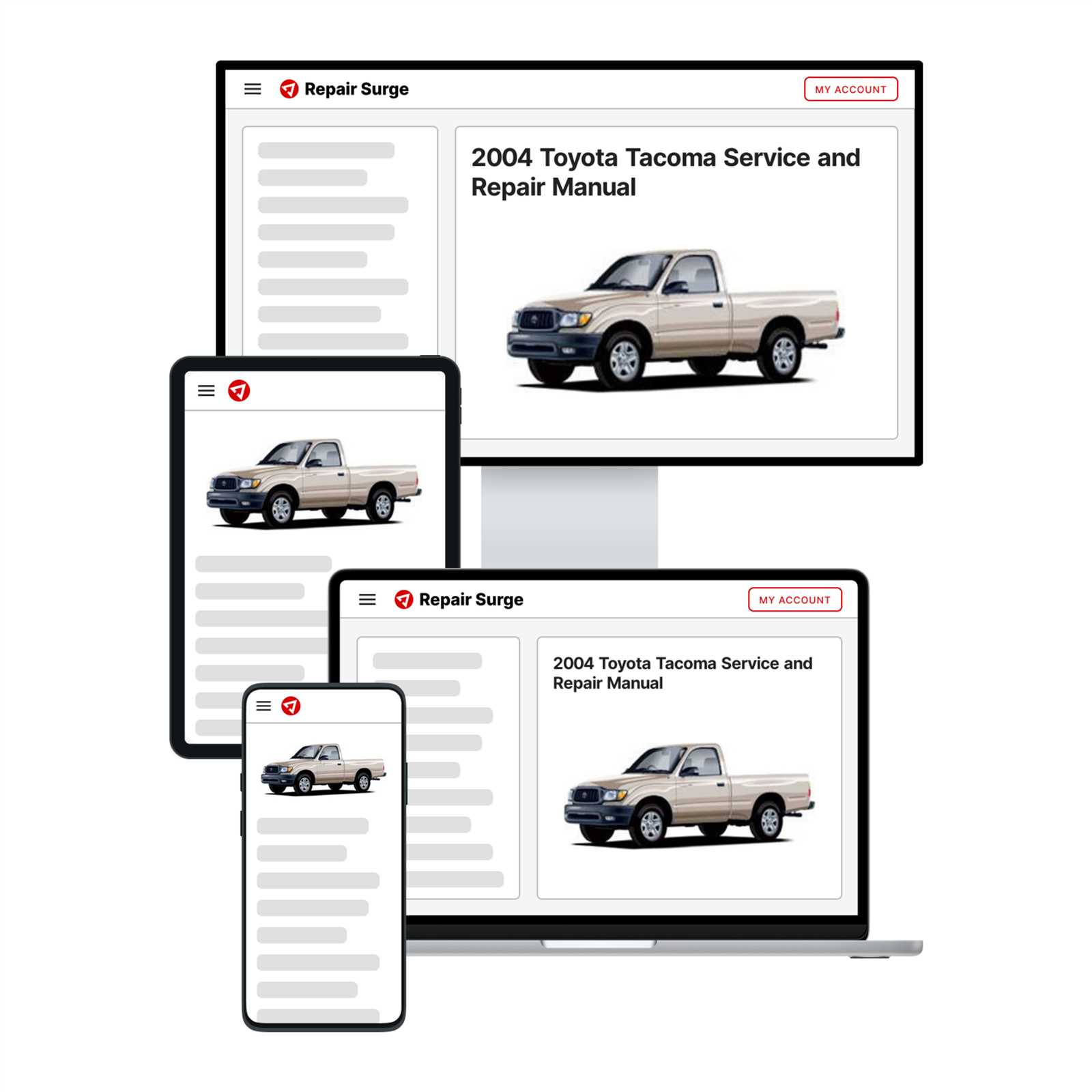 2004 toyota tacoma repair manual