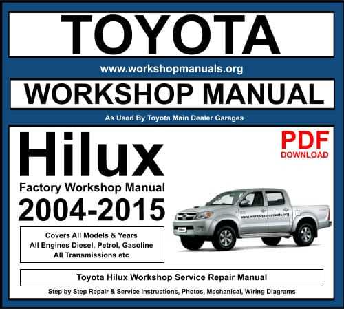 2004 highlander repair manual