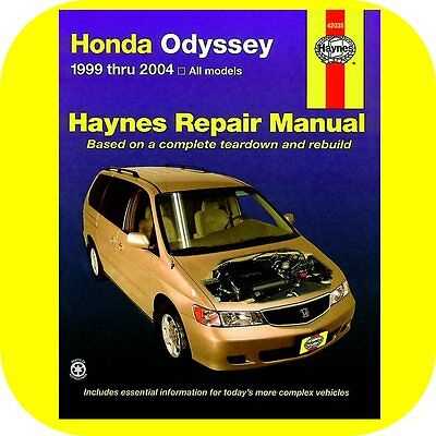 2004 honda odyssey repair manual