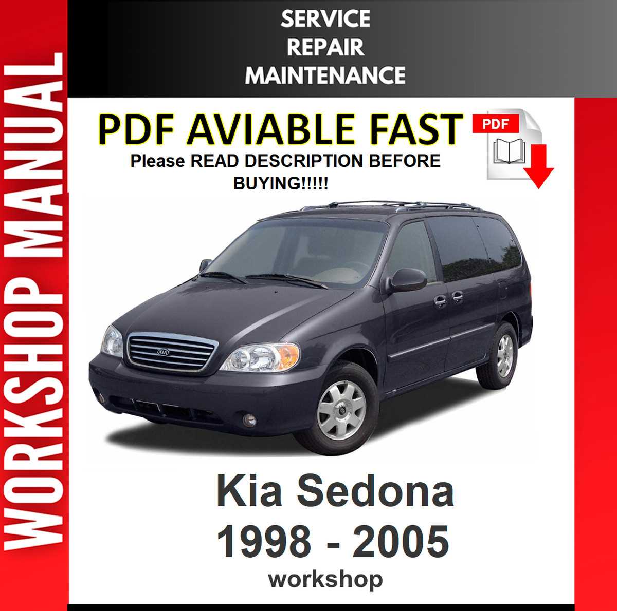 2004 kia sedona repair manual