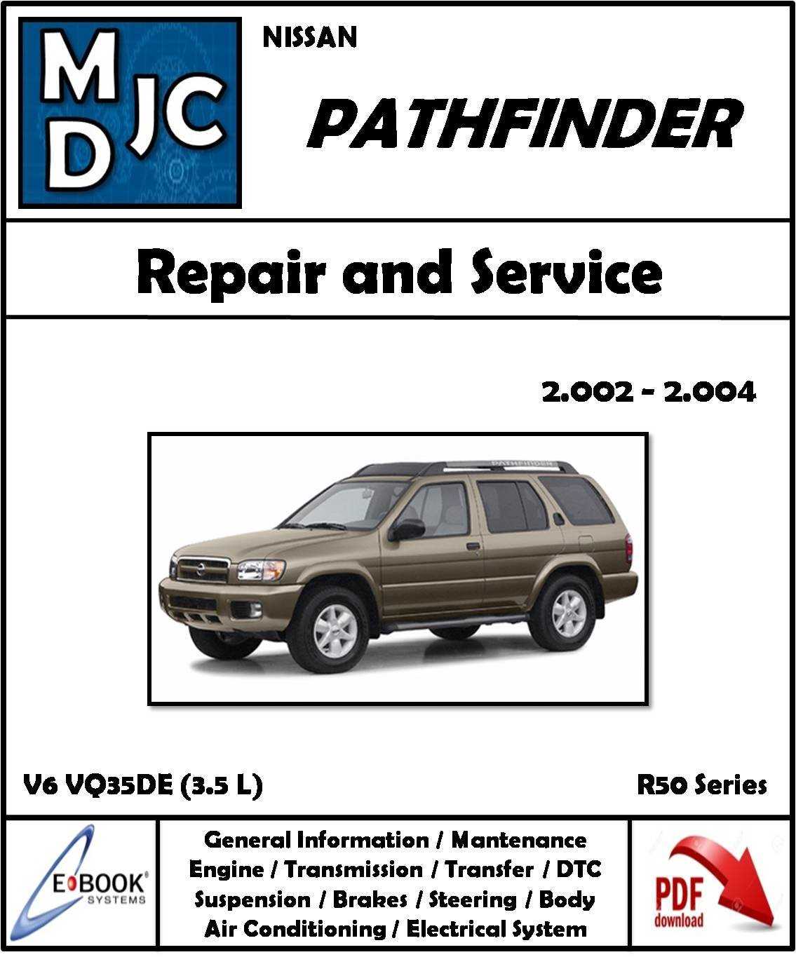2004 nissan pathfinder repair manual