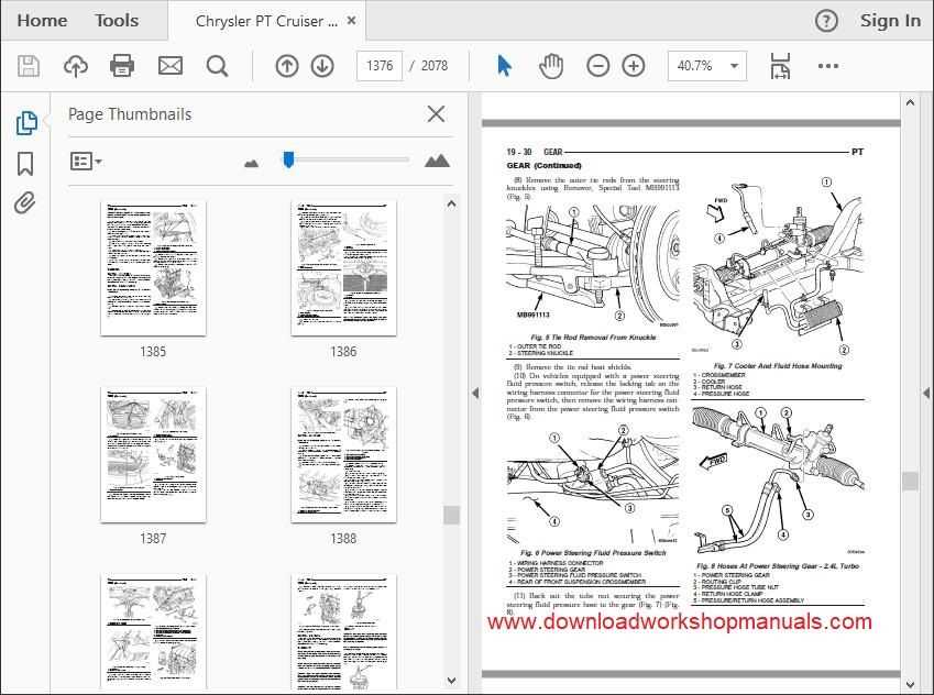 2004 pt cruiser repair manual