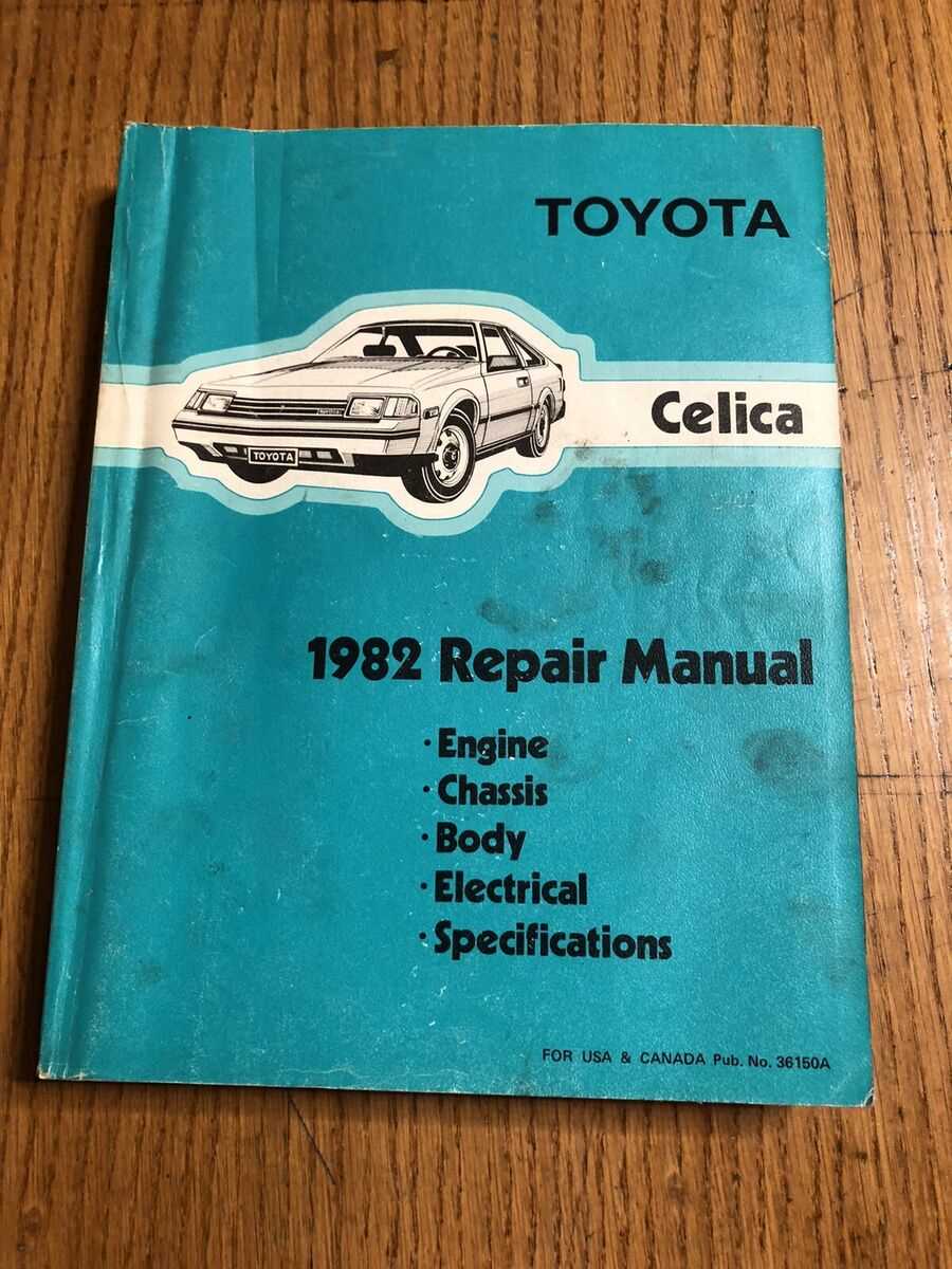 2004 toyota celica repair manual