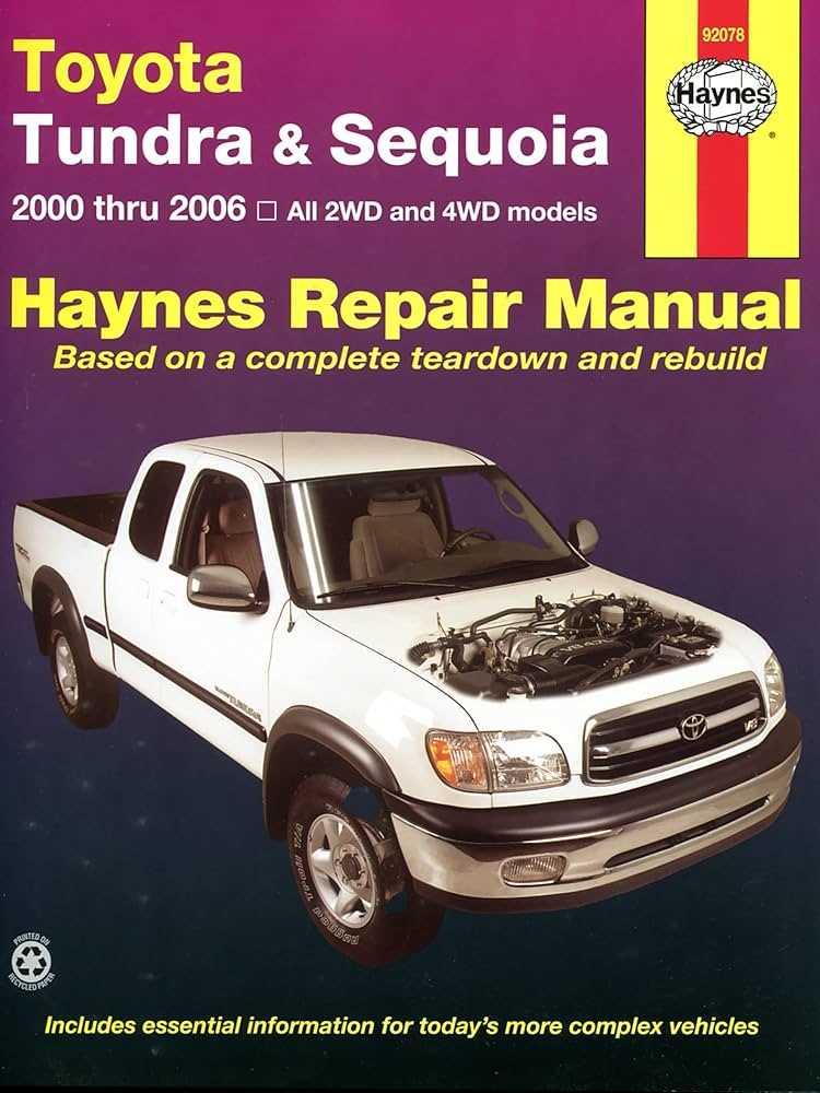 2004 toyota tundra repair manual