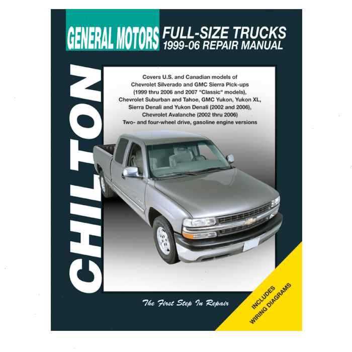 2005 chevy avalanche repair manual