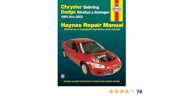 2005 chrysler sebring convertible repair manual