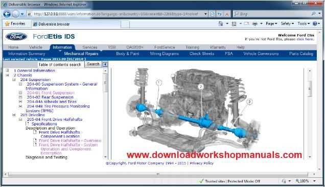 2005 ford focus repair manual