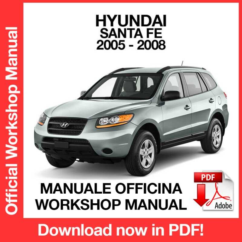 2005 hyundai santa fe repair manual