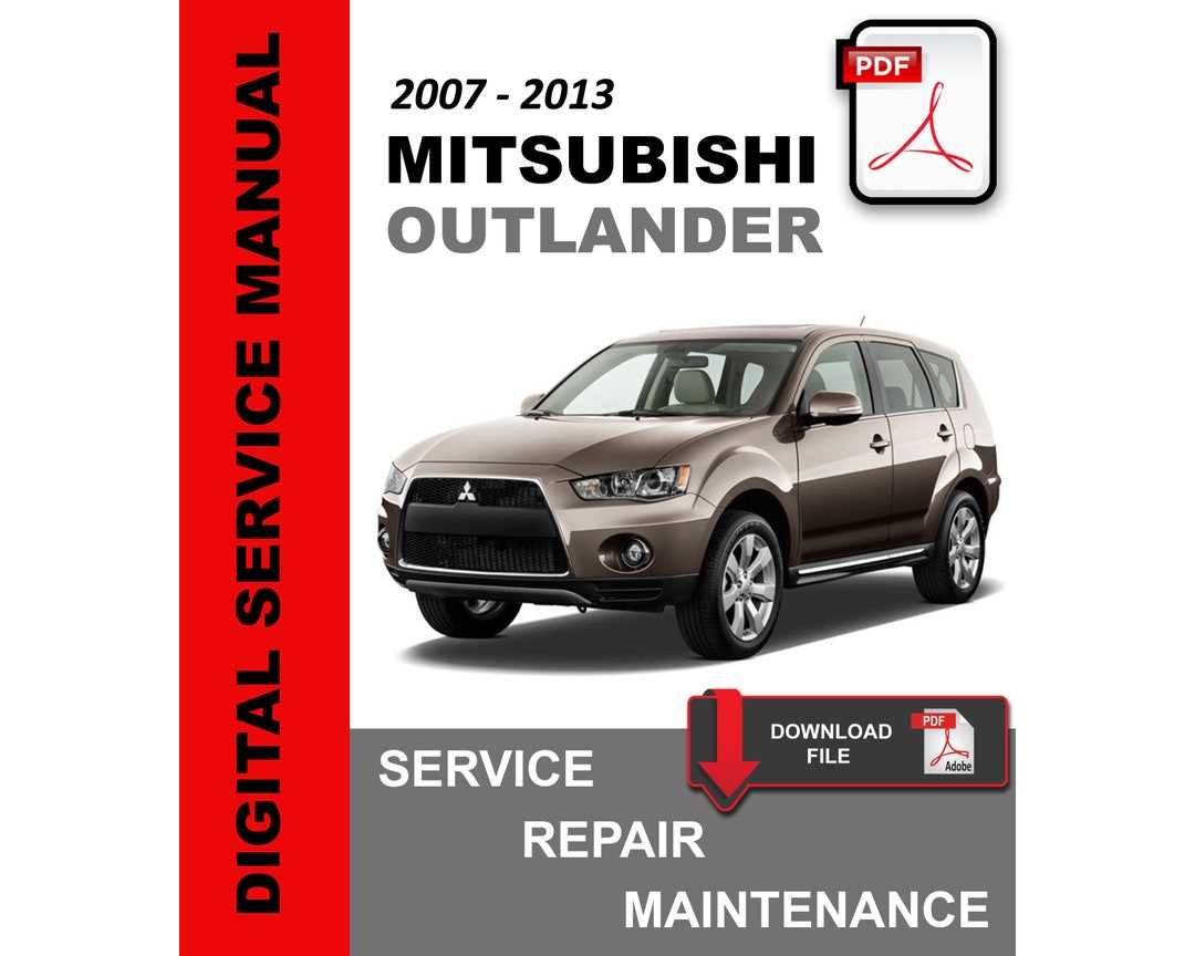 2005 mitsubishi outlander repair manual