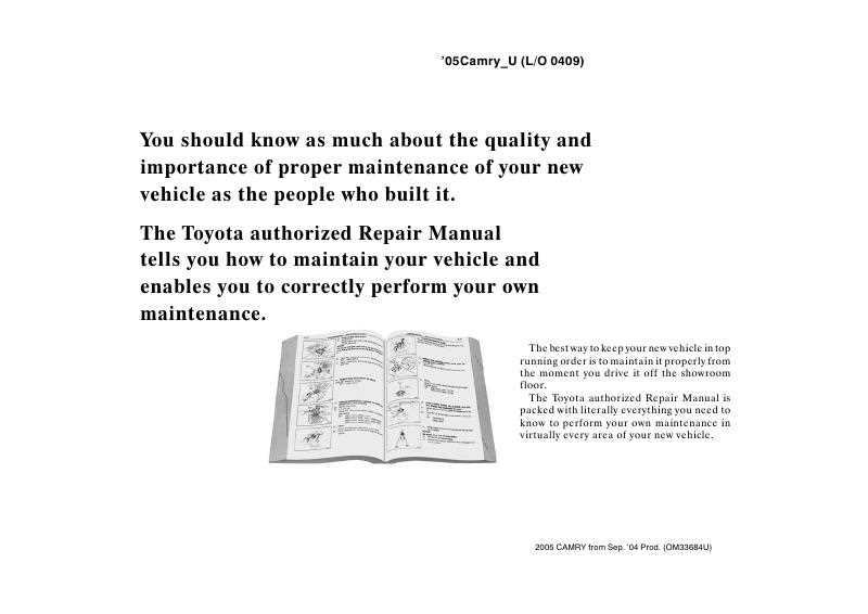 2005 camry repair manual