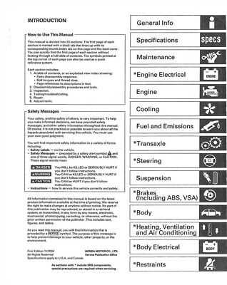 2005 honda pilot repair manual