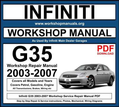 2005 infiniti g35 repair manual