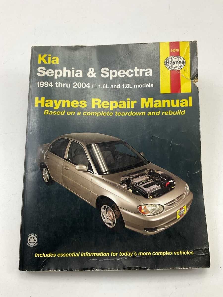 2005 kia spectra repair manual