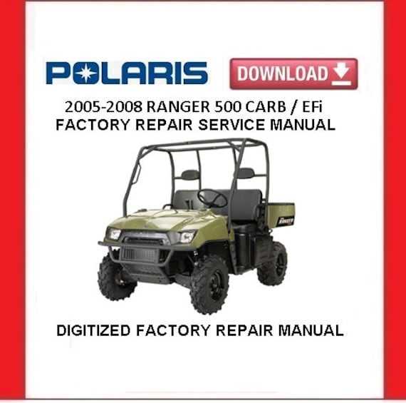 2005 polaris ranger repair manual