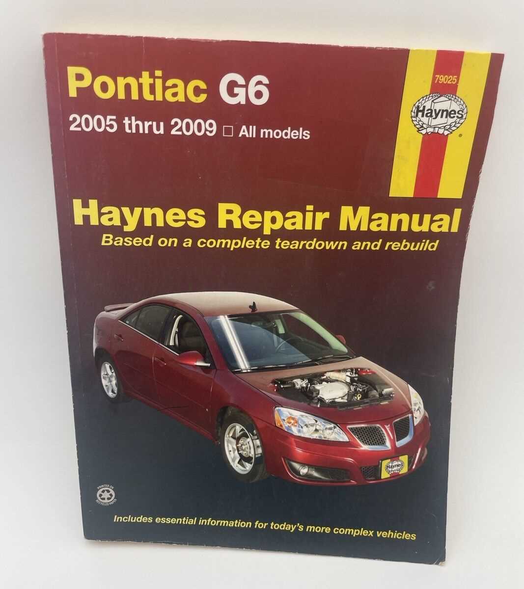 2005 pontiac g6 repair manual