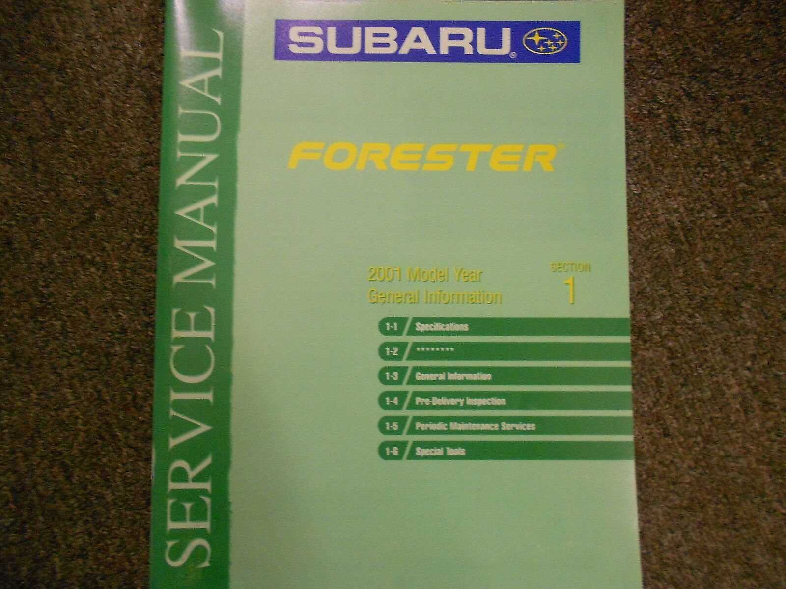 2005 subaru forester repair manual