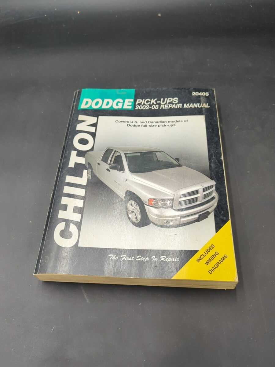 2006 dodge ram 1500 repair manual