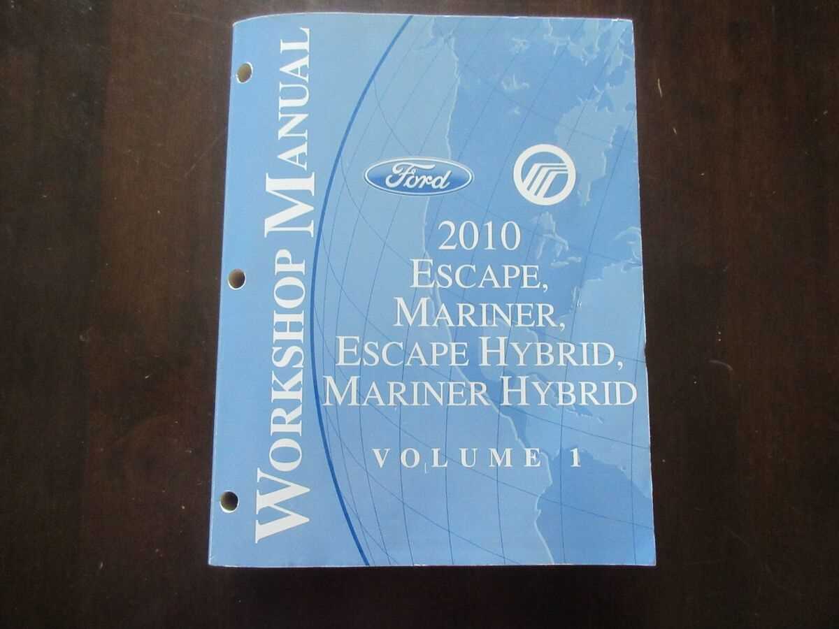 2006 ford escape hybrid repair manual