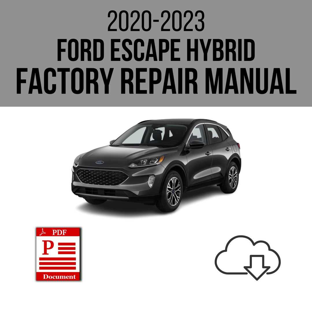 2006 ford escape hybrid repair manual