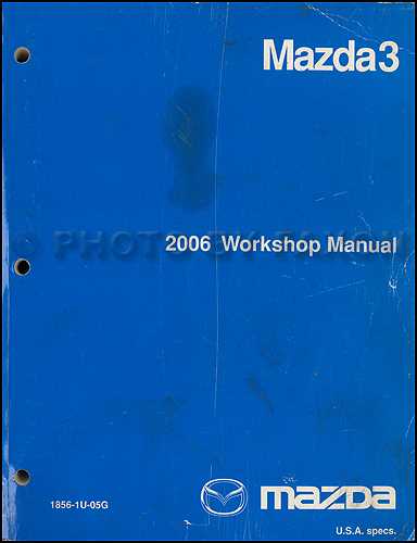 2006 mazda 3 repair manual