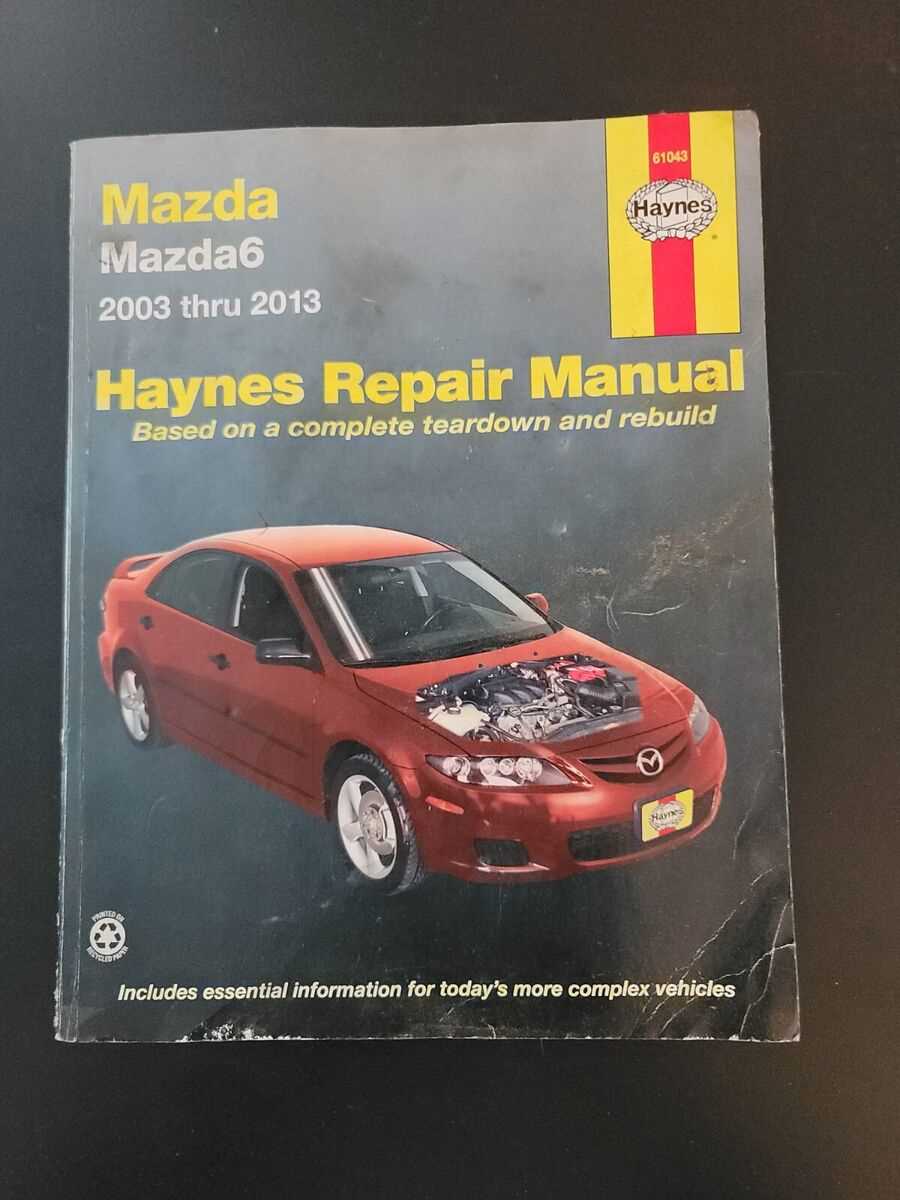 2006 mazda 6 repair manual