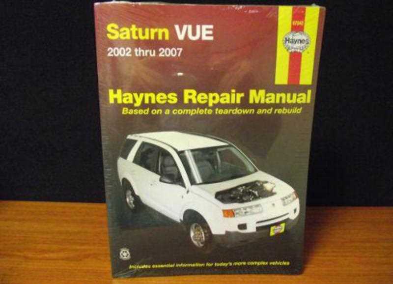 2006 saturn relay repair manual